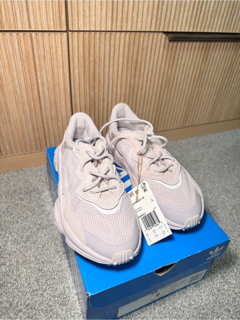 adidas Kids Light Pink Mesh Sneakers